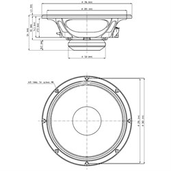 EIGHTEEN SOUND 12ND610/16 - 12'' динамик СЧ, неодим, 8 Ом, 450 Вт AES, 102 дБ, 80...5500 Гц - фото 113998