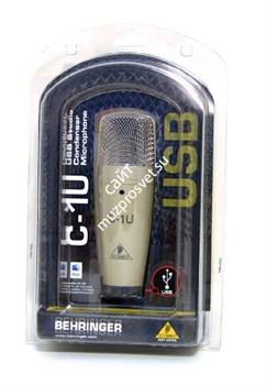 BEHRINGER C-1U - конденсаторный микрофон со встроенным USB аудиоинтерфейсом - фото 114210