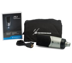 SENNHEISER MK 4 - студийный конденсаторный микрофон c 1" капсюлем, кардиоидный, 20-20кГц - фото 114223