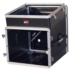 GATOR GRC-10X8 - рэковый кейс,пластик,черный,10U верх, 8U низ, легкий доступ к кабелям - фото 114297