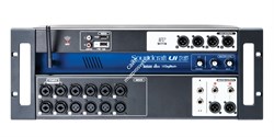Soundcraft Ui-16 рэковый микшер, 8 comboXLR входы mic/line, 4 XLR входы mic, 2 Hi-Z/инструментальные входы, стерео RCA вход, USB-плейер, 4 AUX, USB - выход для записи, HDMI выход. Управление через встроенный Wi-Fi и Ethernet, обработка dbx, Digitech, Lexi - фото 11431