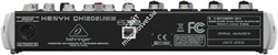 Behringer QX1202USB аналоговый микшер, 12 каналов, 4 мик. + 4 лин. стерео, 1 AUX, DSP FX Klark Teknik, USB-audio, Main L/R- Jack, 4 компрессора - фото 11453