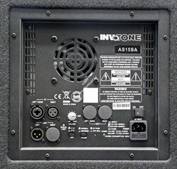 INVOTONE AS15SA - активный 15" сабвуфер, 350 Вт, класс D, 42Гц-125Гц, 121 дБ SPL - фото 114543