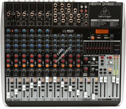 Behringer QX1832USB аналоговый микшер, 14 каналов, 6 мик. + 4 лин.стерео + 2 AUX RET, 3 AUX (1 PRE/POST), 1 GROUP, DSP FX Klark Teknik LCD, USB-audio, Main L/R- XLR/Jack, 6 компрессоров, мастер-GEQ 9 полос, USB-Wireless вход - фото 11462