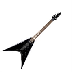 DEAN VMNTX CBK - электрогитара типа "стрела",24 лада,25 1/2,HH,2V+1T, цвет черный - фото 115298