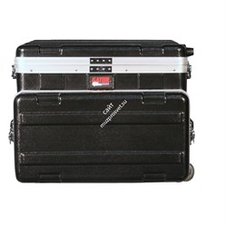 GATOR GRC-STUDIO4GO-W - рэковый кейс,пластик, верх - для ноутбука и 4U низ, колёса - фото 115610