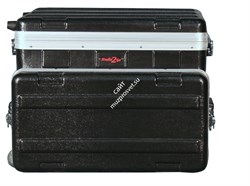 GATOR GRC-STUDIO4GO-W - рэковый кейс,пластик, верх - для ноутбука и 4U низ, колёса - фото 115611