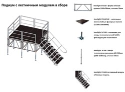 INVOLIGHT SL-100 - опора телескопическая, длина: 1000-1500 мм, сечение: 50 мм - фото 115992