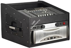 GATOR GRCW-10X4 - рэковый кейс, 10U верх, 4U низ, дерево, черный, со съемным чехлом - фото 116126