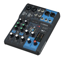 YAMAHA MG06X - микшерный пульт, 2 мик. вх., 2 стерео пары, микрофонные предусилители "D-Pre" - фото 116233