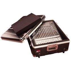 GATOR G-MIX 19x21 - пластиковый кейс для микшеров с колесами.19" х 21" х 6.5" - фото 117321