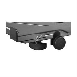 ONSTAGE MSA5000 - подставка под ноутбук, крепится к микрофонной стойке, цвет черный - фото 117376