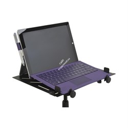 ONSTAGE MSA5000 - подставка под ноутбук, крепится к микрофонной стойке, цвет черный - фото 117379