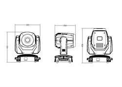 INVOLIGHT LEDMH127S - голова вращения (SPOT), LED 120 Вт, DMX-512 - фото 117515