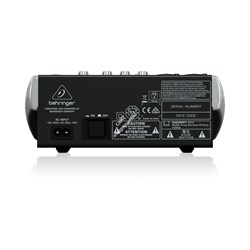 BEHRINGER QX602MP3 - микшер, 6 каналов, 2 микр. предусил. XENYX, USB МР3 плеер, British EQ, Multi FX - фото 117552