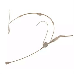 SENNHEISER HSP 2-3 - конденсат. микрофон с оголовьем, с круг. направлен., LEMO 3-pin (бежевый) - фото 117583