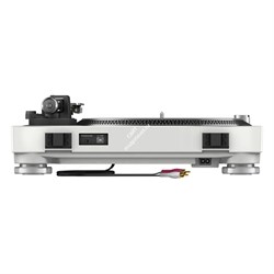 PIONEER PLX-500-W - виниловый проигрыватель с линейным входом и прямым приводом белого цвета - фото 118391