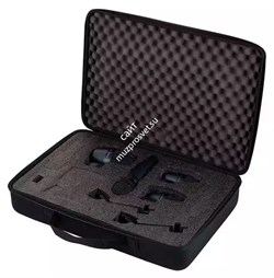 SHURE PGADRUMKIT4 - набор микрофонов для ударных, включает 1 PGA52, 2 PGA56s и 1 PGA 57 - фото 118491