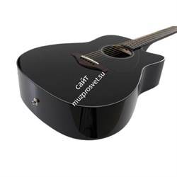 YAMAHA FGX800C BL - электроакустическая гитара с вырезом, цвет черный - фото 118638