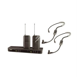 SHURE BLX188E/SM35 M17 - двухканальная радиосистема с двумя головными микрофон. SM35 - фото 118698