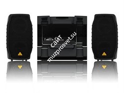 BEHRINGER PPA200 5-канальная система звукоусиления 150 Вт, микшер, усилитель, процессор, акустические системы, микрофон, кабели - фото 11928