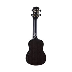 LUNA UKE VMS BKS - укулеле, сопрано, цвет - "Black Satin" (Чёрный атлас) - фото 120106