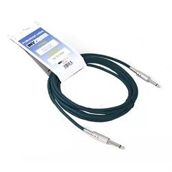 INVOTONE ACI1304/BK - инструментальный кабель, 6,3 джек моно <-> 6,3 джек моно, длина 4 м (ченый) - фото 123380