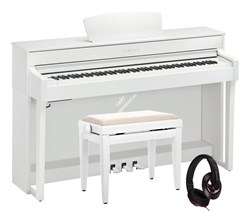 YAMAHA CLP-635WH - клавинова 88кл.,клавиатура GH3X/256 полиф./36тембров/2х30вт/USB,цвет-белый - фото 129506