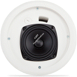 AC-C4T / Потолочная акустическая система 4", 16Вт, 70-16000Гц,  70-100В/8Ом, белый цвет / QSC - фото 132174
