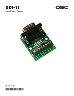 QSC DDI-11 сборный интерфейс DataPort - фото 133006