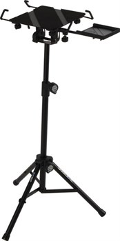QUIK LOK LPH004 устойчивая стойка для ноутбука на треноге с площадкой для мышки, высота от 75 до 129 см - фото 133271