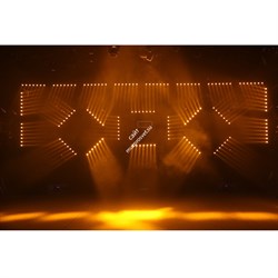INVOLIGHT LEDBAR508R - светодиодная моторизованная панель, 7x 3Вт (амбер), красный лазер 8х 500мВт - фото 148919