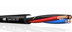 KLOTZ LSC425YS (LSCF425SW) Спикерный кабель 4х2,5мм?, вн.диам.10мм, гибкий, PVC, черный, катушка 100 м - фото 149321