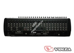 VOLTA D-MIX 24 with case Профессиональный цифровой микшерный пульт с кейсом. Конфигурация: 24 микрофонных предусилителя, 4 субгруппы, 24 директ выхода, 42 точки работы с DSP, 8 aux посылов, два 32-bit FX процессора эффетов, 42 цифровых гейта, 42 компрессо - фото 149396