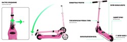 IconBIT Kick Scooter UNICORN Pink - фото 149726