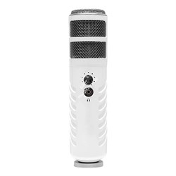 RODE Podcaster кардиоидный студийный USB-микрофон. 28мм динамический капсюль, осевой приём, max SPL 115дБ, частотный диапазон 40Гц-14кГц, AD разрешение 18бит / 8-48кГц, встроенный в корпус 3,5мм Jack выход на наушники с регулятором громкости, встроенный П - фото 149926