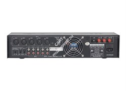 DSPPA MP-6912 Микшер-усилитель для дискуссионной системы 120 Вт\100В, 6 микр/4 AUX входа, 1 выход. 7 полос эквализации. Регулировка громкости каждого канала - фото 150125
