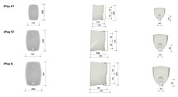 AMC iPlay 6B 2-х полосный, полнодиапазонный громкоговоритель мониторного типа, 90Вт/8 Ом, 60-25 000Гц, черный, 8шт. в коробке: 65х54х51см. - фото 150227