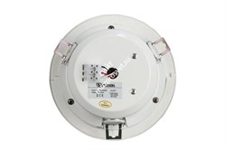 VOLTA CS-6FT Потолочный громкоговоритель с огнезащитным колпаком 6 Вт/3 Вт. Диапазон частот 90-18 000 Гц.  Цвет - белый. 12шт. в коробке: 58,2х39,2х29,5 см. - фото 150285
