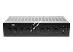 AMC MA 60 Микшер-усилитель  60 Вт\100В, 5 микр. входа (фантомное питание),  3 AUX, TEL. 50Гц-20000Гц. Питание 220В/24В., 1шт. в коробке: 49х40х17см. - фото 150482