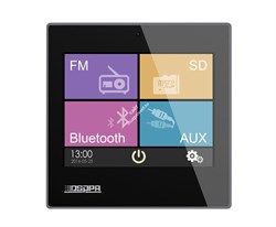 DSPPA DM-837B Музыкальный проигрыватель с встроенным двухканальным (стерео) усилителем 2 х 10 Вт\ 8 Ом, МР-3 плеер, (USB или SD карта), FM-тюнер, Bluetooth, 2 AUX входа. 20Гц - 20 000Гц. Размер 86х86х32 мм Питание 220-230 в. Цвет черный. Вес 0,2 кг - фото 150501
