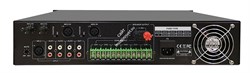 DSPPA MP-310P Микшер -усилитель, 6 зон c регулировкой  уровня выходного сигнала, 120 Вт/100В,  2 микр., 3 Aux входа, 1  Aux вых.,  питание 220В - фото 150523