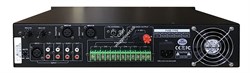 DSPPA MP-1010U Комбинированный микшер-усилитель, 6 зон c регулировкой  уровня выходного сигнала, 350 Вт/100В,  4 микр, 3 лин входа, 1  Aux вых. Цифровой AM\FM тюнер, MP3 плеер, вход USB для FLACH памяти. Питание 220В - фото 150529