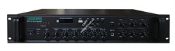 DSPPA MP-610U Комбинированный микшер-усилитель, 6 зон c регулировкой  уровня выходного сигнала, 250 Вт/100В,  4 микр, 3 лин входа, 1  Aux вых. Цифровой AM\FM тюнер, MP3 плеер, вход USB для FLACH памяти. Питание 220В - фото 150534