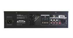 ВЕКТОР ТУ-30М Компактный комбинированный микшер-усилитель. Мощность 30 Вт. Выход 100 В\4-16 Ом, 1 микр и 2 AUX входа, 1 AUX выход. Цифровой FM тюнер, MP3 плеер, USB, SD, Bluetooth. Питание 220 В. Рэковое крепление в комплекте. Размеры 330х88х250 мм. Масса - фото 150610