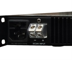 DSPPA DA-2125 2-канальный цифровой трансляционный усилитель мощности , 2х125 Вт-70В/100В,  Питание AC 220В/ DC 24В. Высота 1U - фото 151900