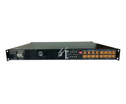 DSPPA DA-4060 4-канальный цифровой трансляционный усилитель мощности , 4х60 Вт-70В/100В,  Питание AC 220В/ DC 24В. Высота 1U - фото 151907