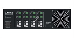 ВЕКТОР УМТ-4120 Усилитель мощности 4х120 Вт/100 В, 70 В выход или 4-16 Ом. Линейные вход /выходы, (разъем тип Phoenix). Индикация режимов работы усилителя. Регулировка уровня выходного сигнала, регулировка НЧ/ВЧ, многоступенчатая защита. Питание 220-230 В - фото 151964
