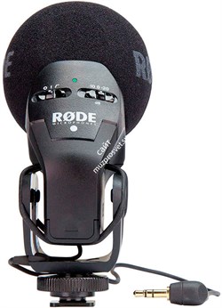 RODE Stereo VideoMic стерео накамерный микрофон  для использования совместно с цифровыми видеокамерами, диаграмма направленности: суперкардиоида, частотный диапазон: 40Гц-20кГц, выходной импеданс: 200 Ом, сигнал/шум: 74 дБ (1 кГц на 1 Па), эквивалентный ш - фото 152816