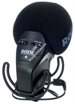RODE VideoMic Pro Rycote компактный накамерный микрофон-пушка. Питание от батареи 9В типа "Крона", несъемный кабель 3,5 мм стерео stereo mini-Jack (выход "двойное моно"), Встроенные ветрозащита и антивибрационные "Лиры Rycote", вес 86г. - фото 152853